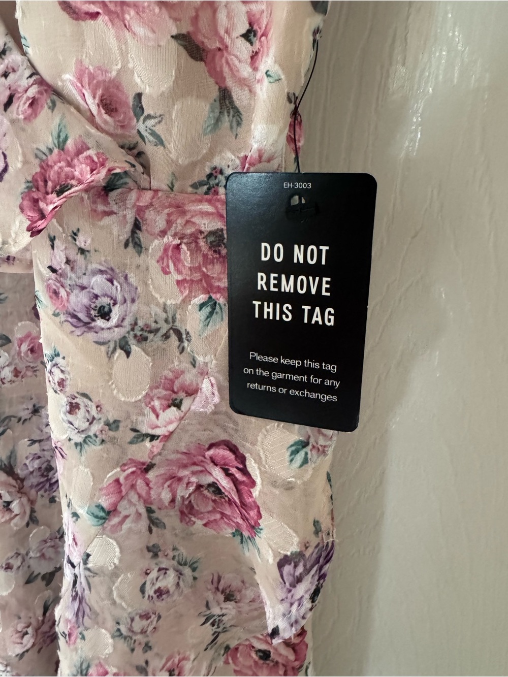 Express Pink Floral Ruffle Sundress - Picture 5 of 5